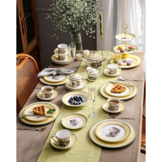 Tea Sets for Adults Bone China Tea Set for 6, 21 Piece Porcelain Chinese Vintage Sets for Women Gift Party English Teapot Sets with Saucers