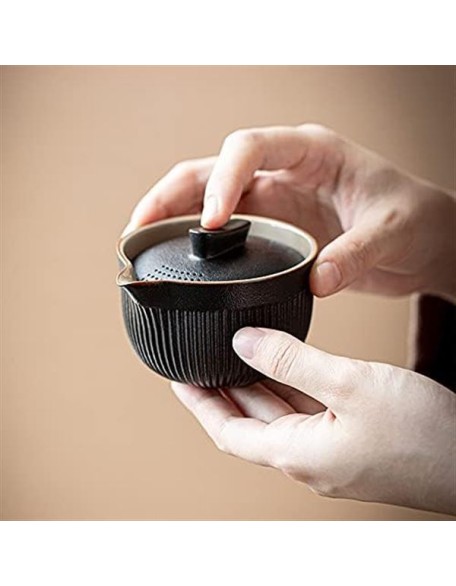 Ceramic Teacup Set Portable Travel Tea Set Ceramic Teapot Kettle Quik Pots One Pot and Two Cups Teaware Chinese Drink TeapotsTea Cup fee Set Tea fee Pot Teapots,