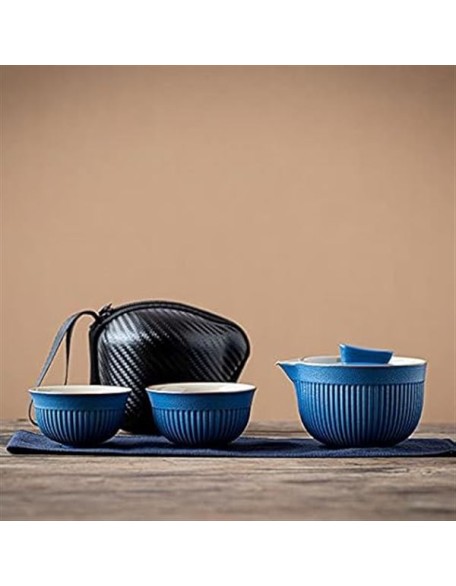 Ceramic Teacup Set Portable Travel Tea Set Ceramic Teapot Kettle Quik Pots One Pot and Two Cups Teaware Chinese Drink TeapotsTea Cup fee Set Tea fee Pot Teapots,