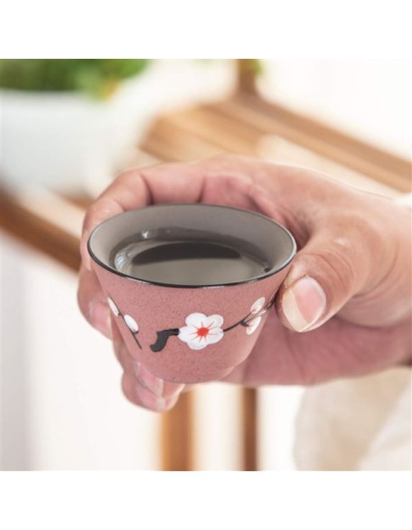 Travel Tea Set Ceramic Kungfu Tea Set Mini Teapot Teacupsporcelain Tea Pot Tea Canister with Portable Bag for Business Hotel Picnic
