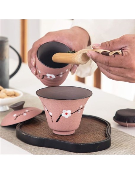 Travel Tea Set Ceramic Kungfu Tea Set Mini Teapot Teacupsporcelain Tea Pot Tea Canister with Portable Bag for Business Hotel Picnic