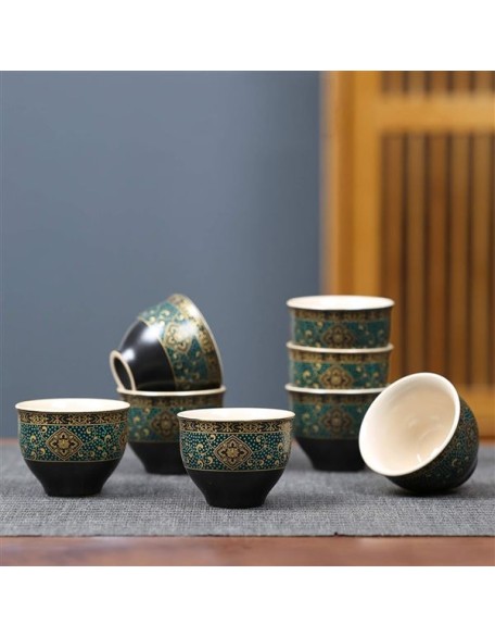 Gongfu Tea Set/Tea Pot Set Ceramic Tea Sets Includes Tea Cups Public Teacups Gaiwan Suitable for Home Travel Outdoor Office Classic Kungfu Tea Sets Chinese，