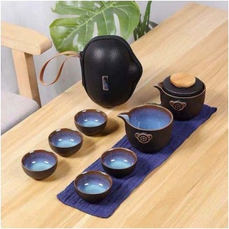 Tea Set Tea Set Teapot Tea Cup Grade Chinese Tea Travel Tea Set Kung Fu Teaset Ceramic Portable Teapot Porcelain Teaset Gaiwan Tea Cups of Tea CeremonyTeapot