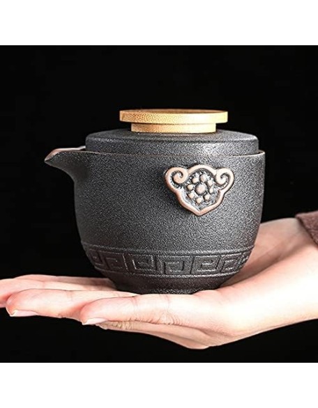 Tea Set Tea Set Teapot Tea Cup Grade Chinese Tea Travel Tea Set Kung Fu Teaset Ceramic Portable Teapot Porcelain Teaset Gaiwan Tea Cups of Tea CeremonyTeapot