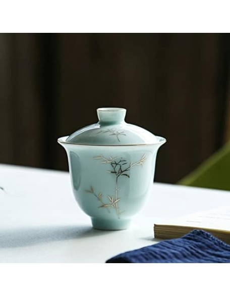 Tea Set Tea Set Teapot Tea Cup Outdoors Portable Travel Teapot Set with 3 Mini Cups 1 Gaiwan Japanese Tea Set Gaiwan Ceremony Set Household Wine SetTeapot