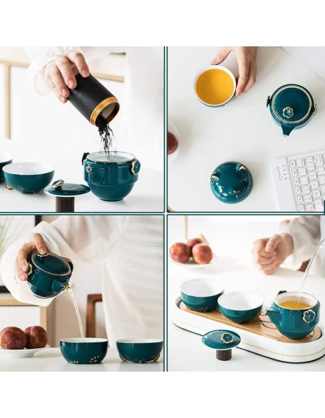 Tea Set Tea Set Teapot Tea Cup Cat Porcelain Tea Mug with Strainer Filter and Lid Portable Ceramic Portable Tea Coffee Mug Set for Office Travel and HomeTeapot