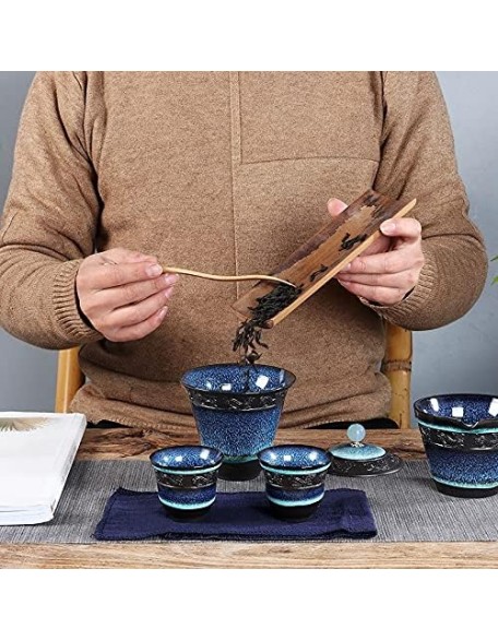 Tea Set Tea Set Teapot Tea Cup Chinese Kung Fu Travel Tea Set Ceramic Glaze Teapot Teacup Gaiwan Porcelain Teaset Kettles Teaware Sets Drinkware Tea CeremonyTeapot