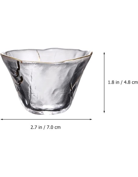 Simple Teapot Teacup, Tea Set for Home Ceramic Tea Set, Wine Glass Juice Cups 12 pcs Gifts Glassesclear Shaped Shots Housewarming Reataurant Glasses Chinese Liquor Dessert Drinking Gift Heat-Resistant
