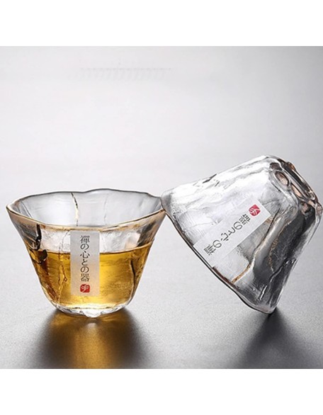 Simple Teapot Teacup, Tea Set for Home Ceramic Tea Set, Wine Glass Juice Cups 12 pcs Gifts Glassesclear Shaped Shots Housewarming Reataurant Glasses Chinese Liquor Dessert Drinking Gift Heat-Resistant