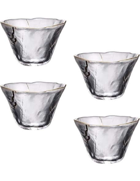 Simple Teapot Teacup, Tea Set for Home Ceramic Tea Set, Wine Glass Juice Cups 12 pcs Gifts Glassesclear Shaped Shots Housewarming Reataurant Glasses Chinese Liquor Dessert Drinking Gift Heat-Resistant